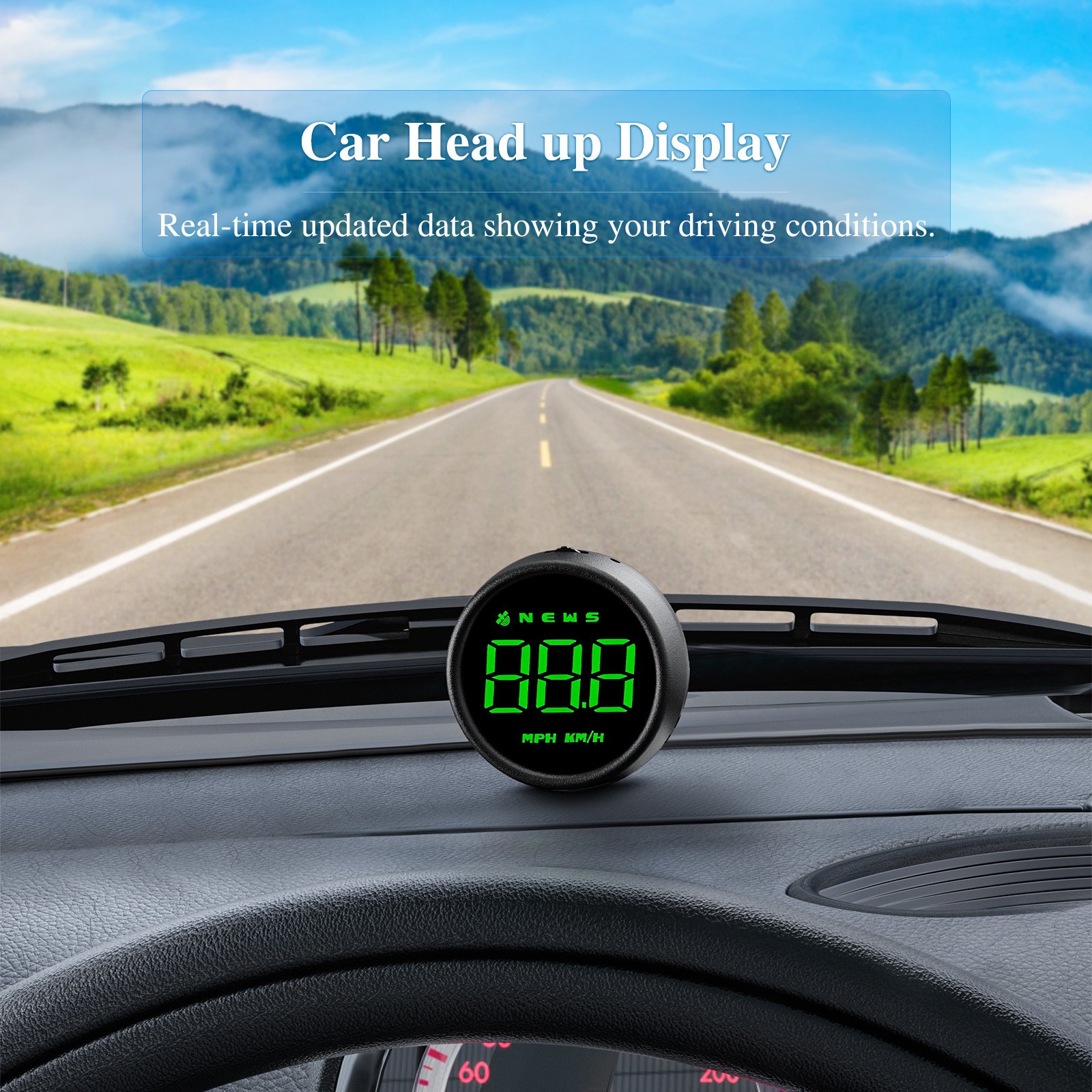 Factory Direct Universal Car Hud GPS Auto Meter G1 Head up Display Car Electronic Speedometer