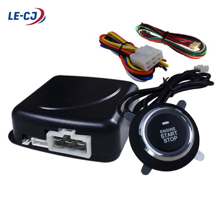 One Way Car Alarms System Push Start Stop the Ignition Remote Control Keyless Entry System Button Start Car Kit