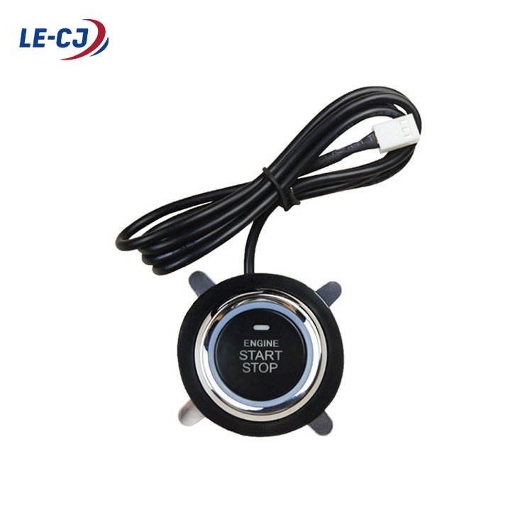 One Way Car Alarms System Push Start Stop the Ignition Remote Control Keyless Entry System Button Start Car Kit