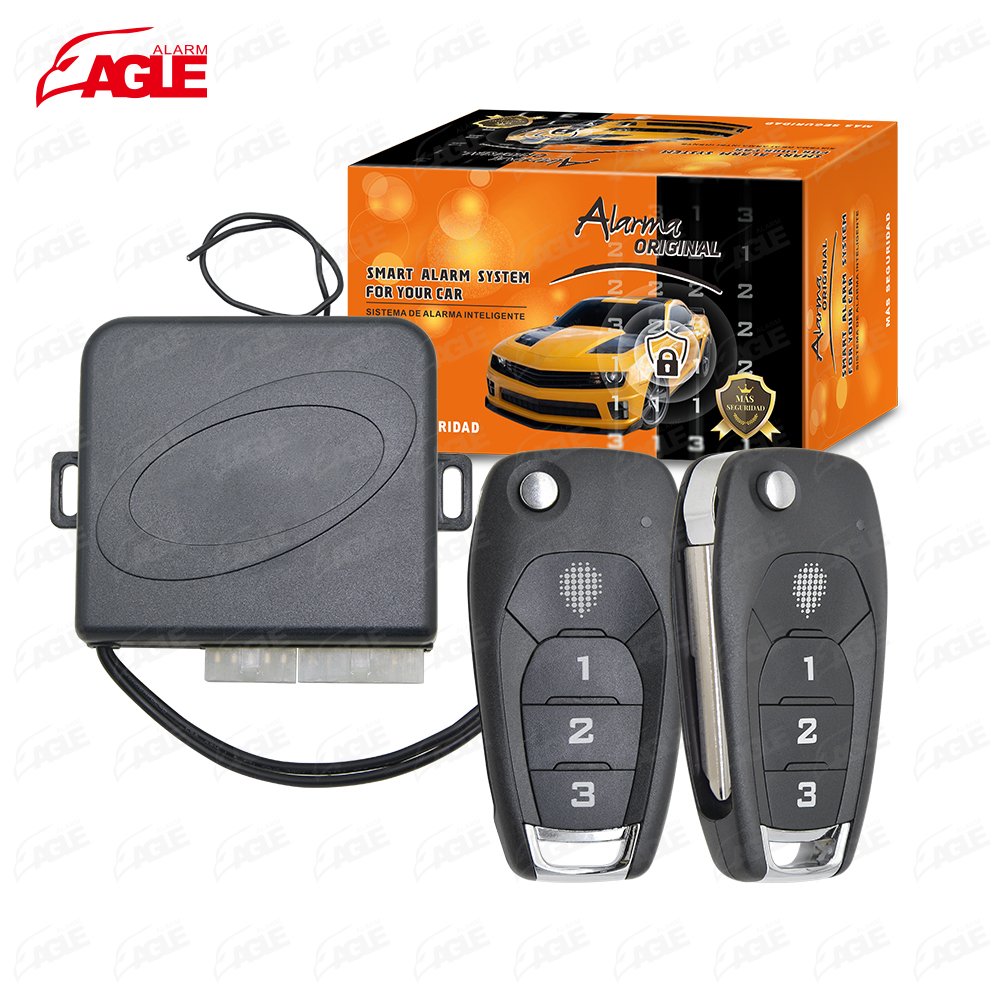 Anti-Hijacking Smart Car Security Alarm System Control Car Alarma Con Control Chevrolet
