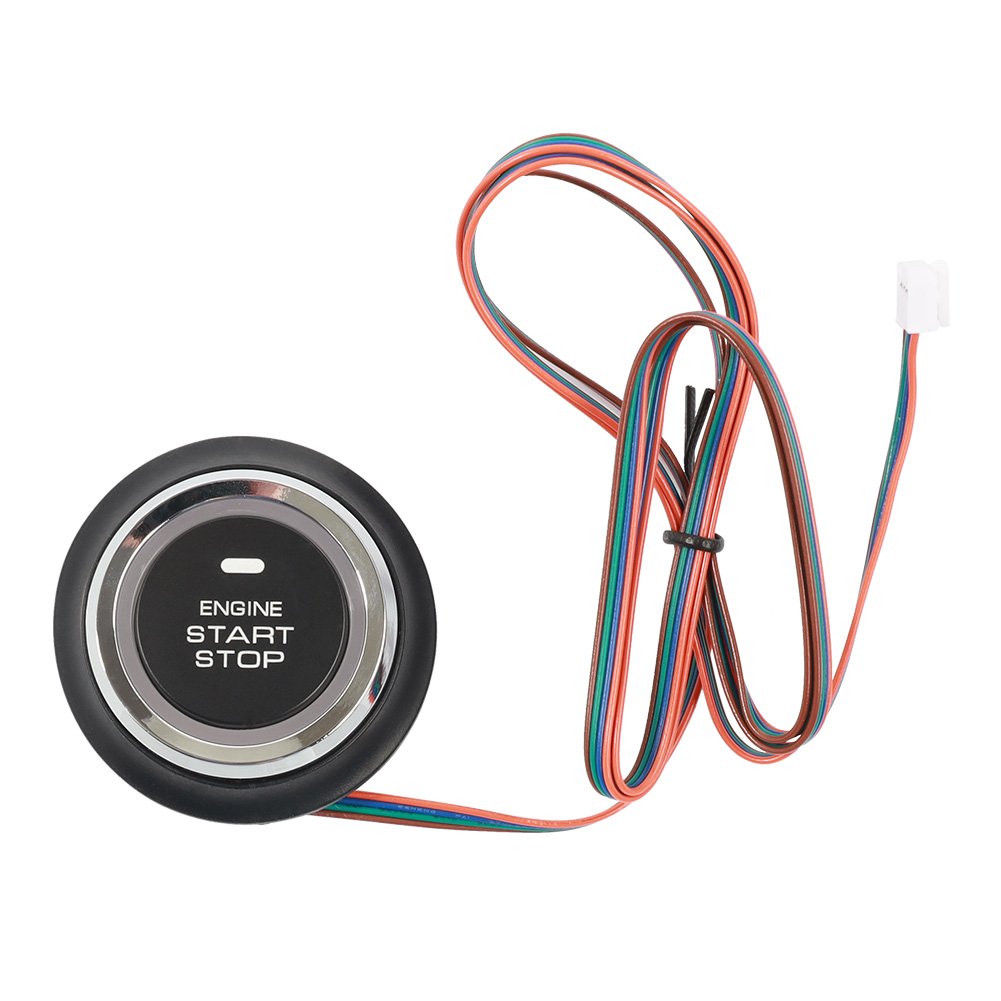 EASYGUARD EC003-V-1 Universal DC 12V Car Alarm System Keyless Start & PKE Passive Keyless Entry Auto Start