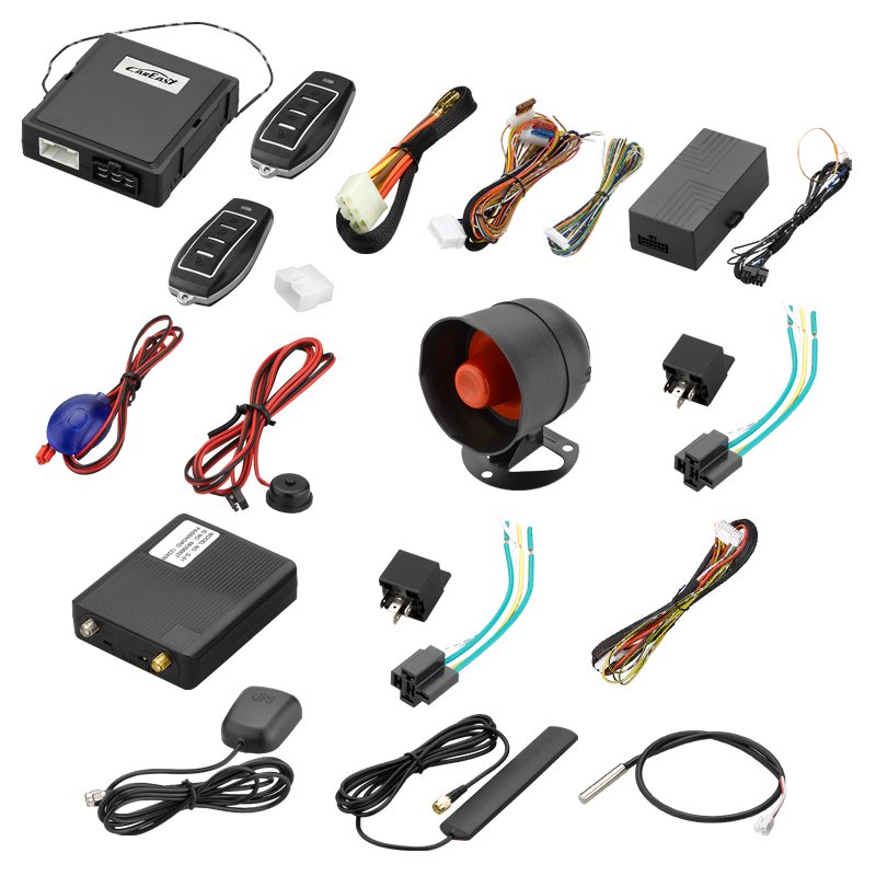 4G GSM/GPS Two-way Car Alarm System with Remote Engine Start and Automatic Central Door Lock/unlock