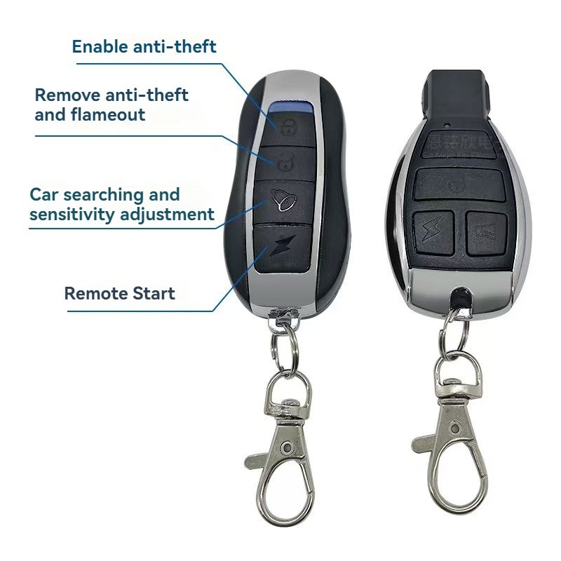 Universal Waterproof Remote Control Security Alarm System for Motorcycle Anti-Theft Motor Alarm Kit