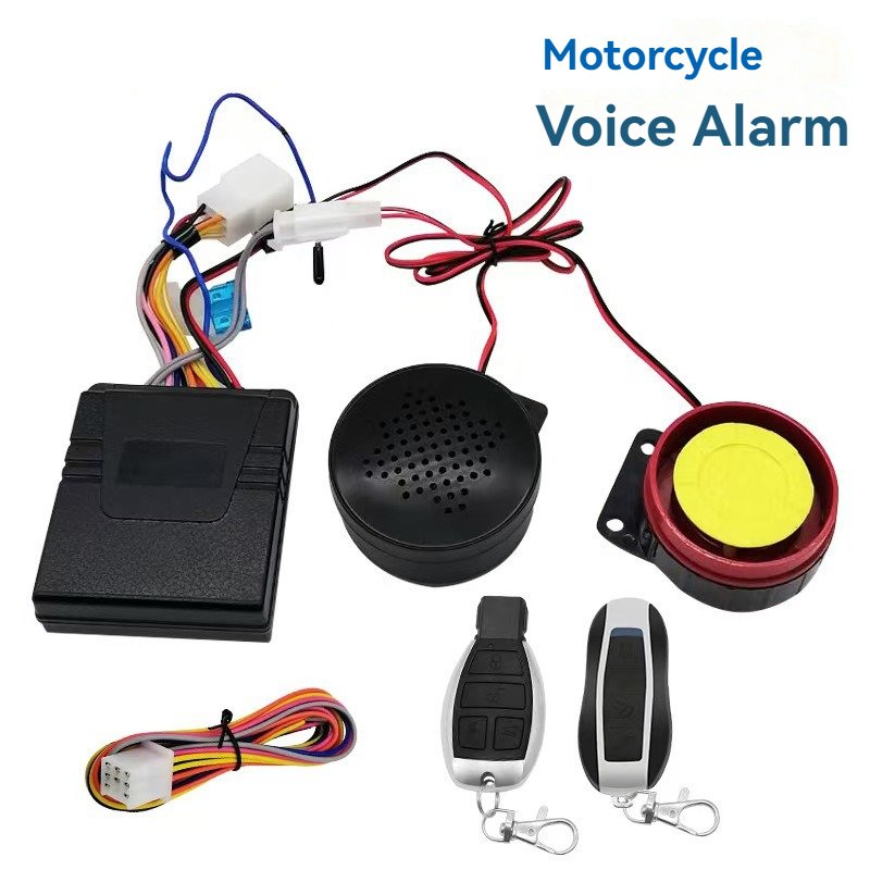 Universal Waterproof Remote Control Security Alarm System for Motorcycle Anti-Theft Motor Alarm Kit