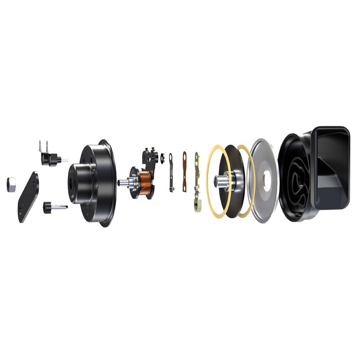 Carall Brand K85 Super Loud 12V Snail Horn Auto Audio System 2-Way Condition Wholesale Hot Electric Aluminum Horn