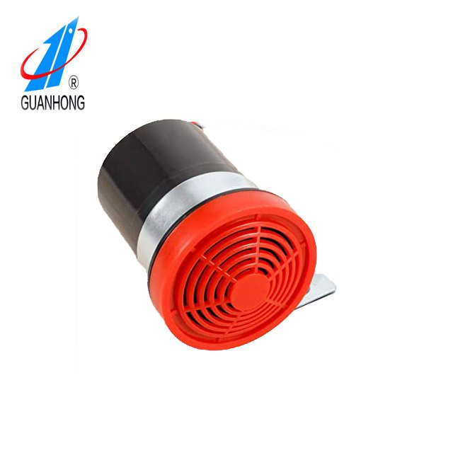 OEM Custom 12V-24V Tiny Reverse Buzzer 108dB High Quality Red Car Back Horn for Universal Automobile