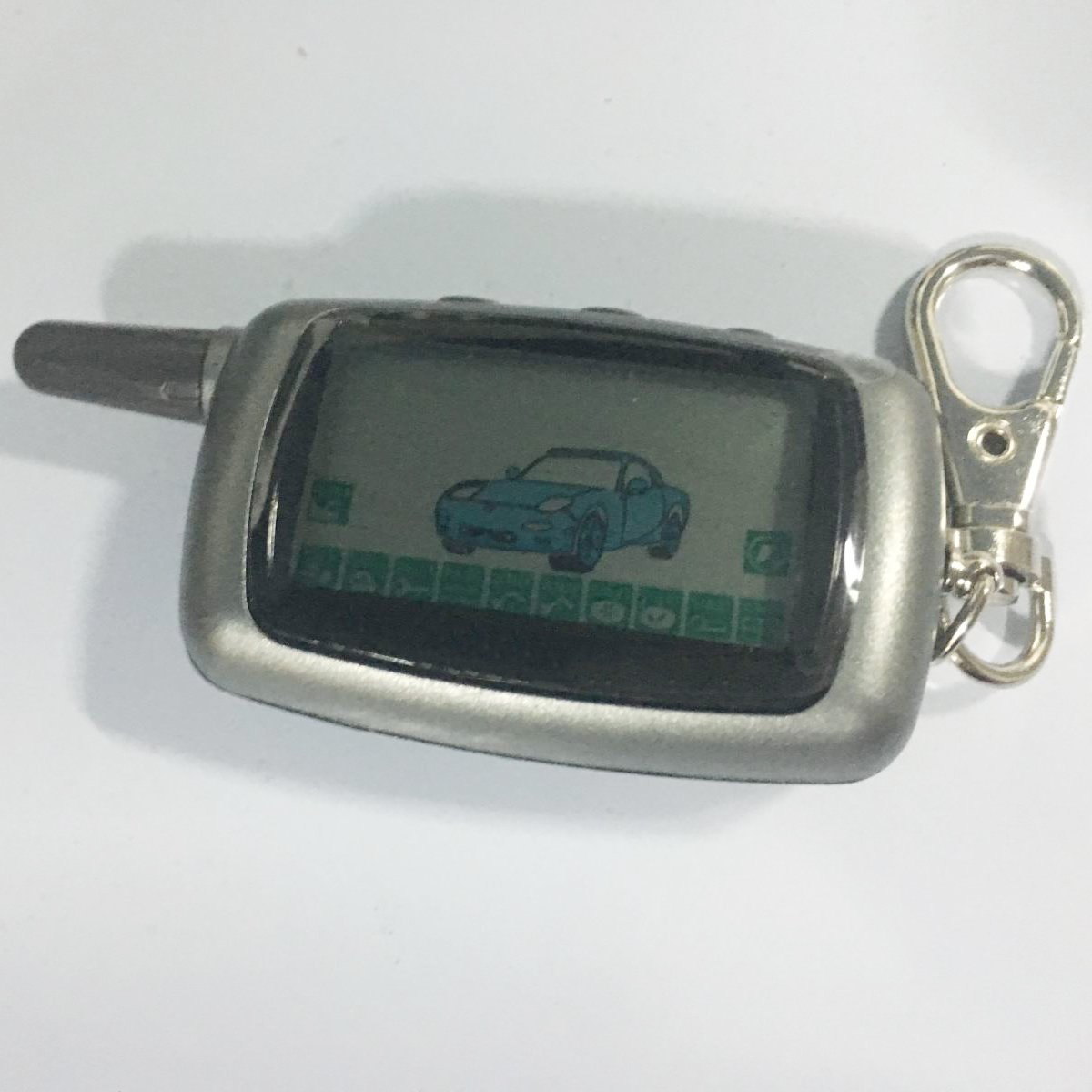 Russian Version A9 2-way LCD Remote Control Key Chain Keychain Suitable for Starline Two Way Car Alarm System A9 Twage Fob
