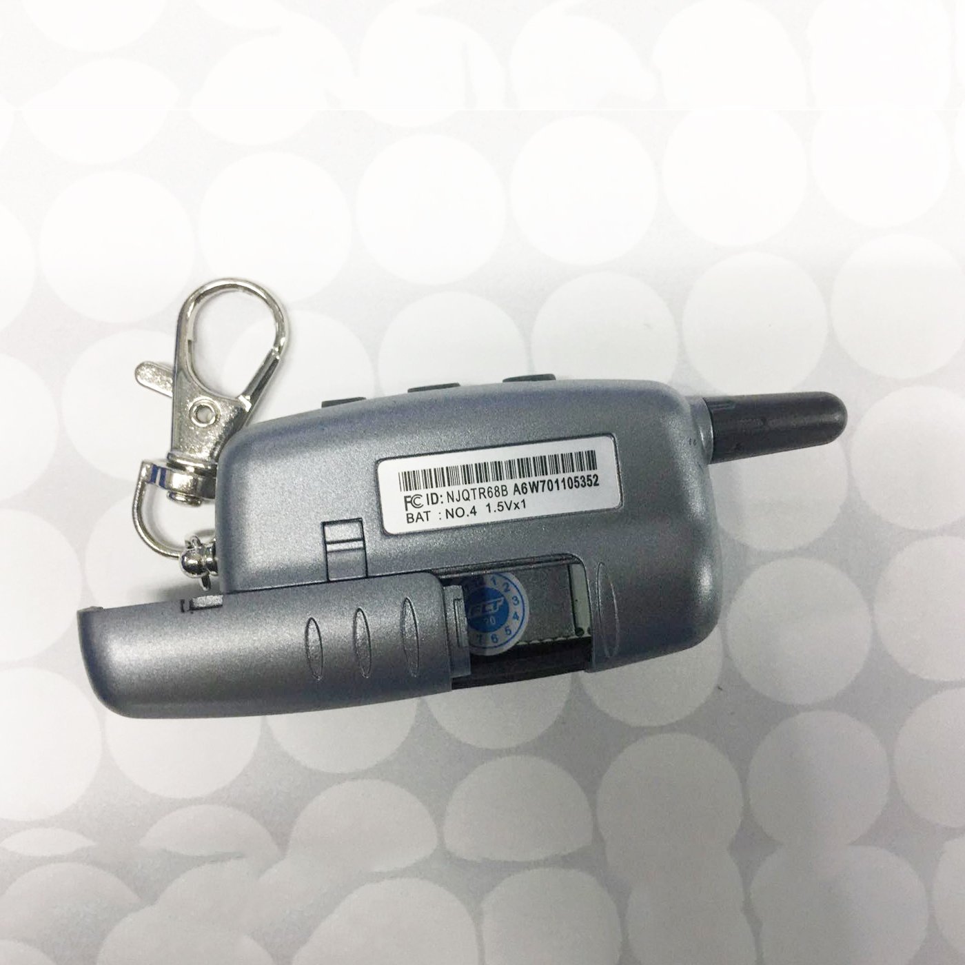 Russian Version A9 2-way LCD Remote Control Key Chain Keychain Suitable for Starline Two Way Car Alarm System A9 Twage Fob