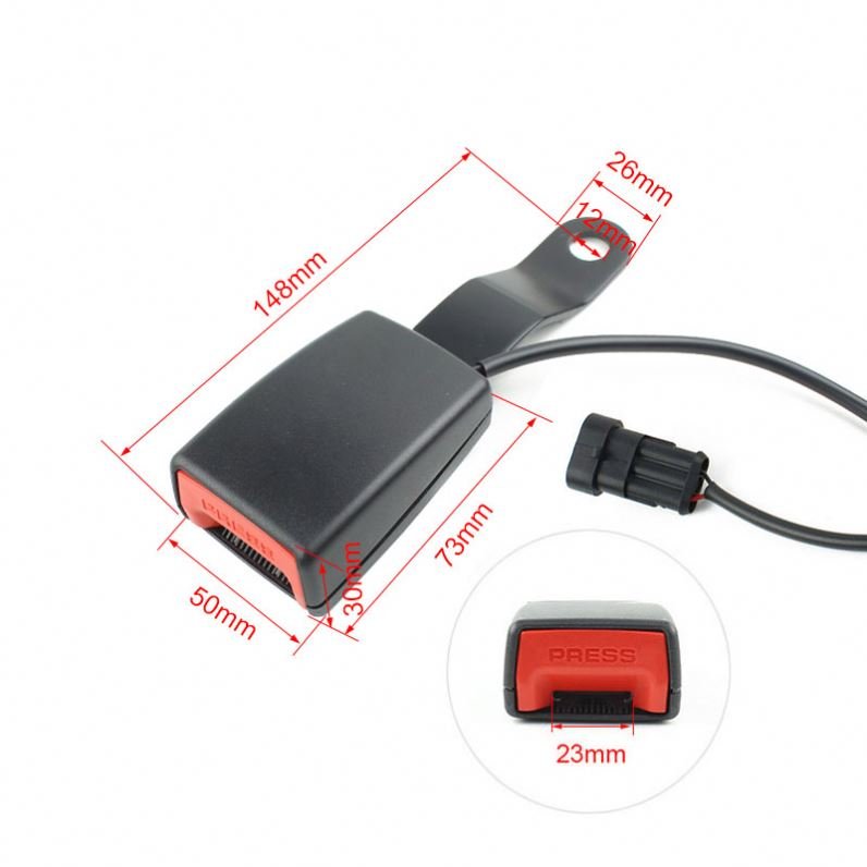 Seat Belt Buzzer Buckle Built-in Voice Alarm Seatbelt Buckle