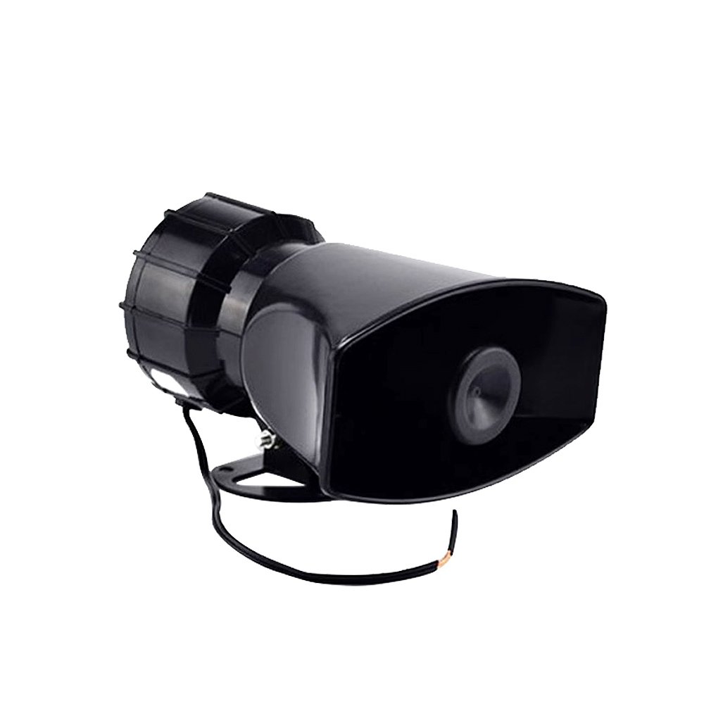 Tones Siren Speaker 115dB 60W Car Alarm Horn