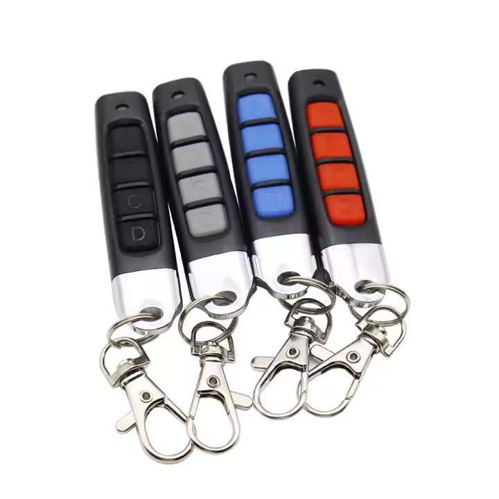 Universal 433MHz Frequency 4-Button Smart Remote Control with Copying Code for Security Alarm Garage Shutter Controls Cars Gates