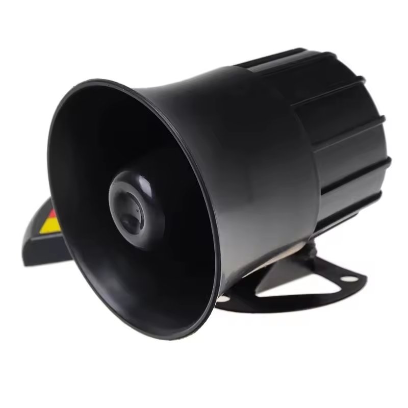 12V Car Motorcycle 3 Tone Siren Loud Auto Horn Loudspeaker Electric Ambulance Alarm Sound Speakers