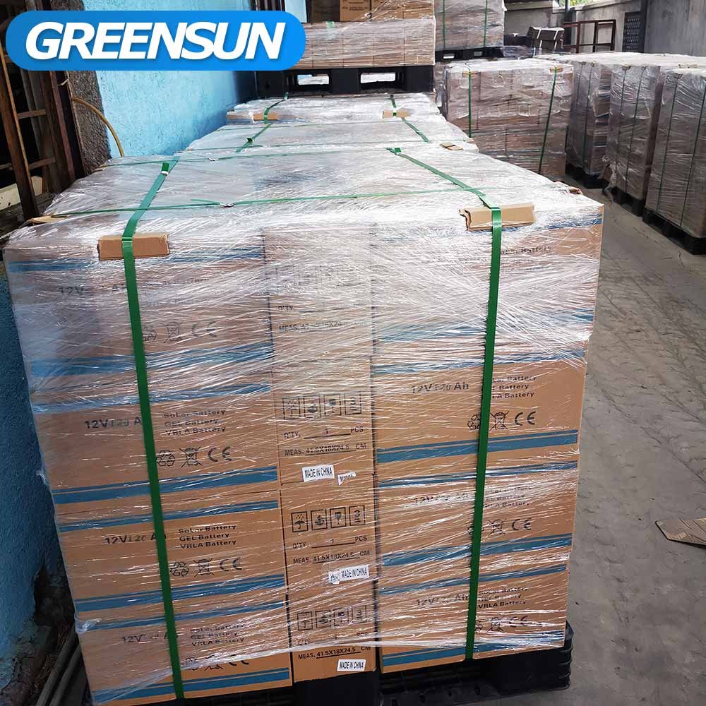 Greensun Solar Battery 12V GEL Battery 50 Ah 55 Ah 100 Ah 150 Ah 200 Ah Storage Battery for Power System