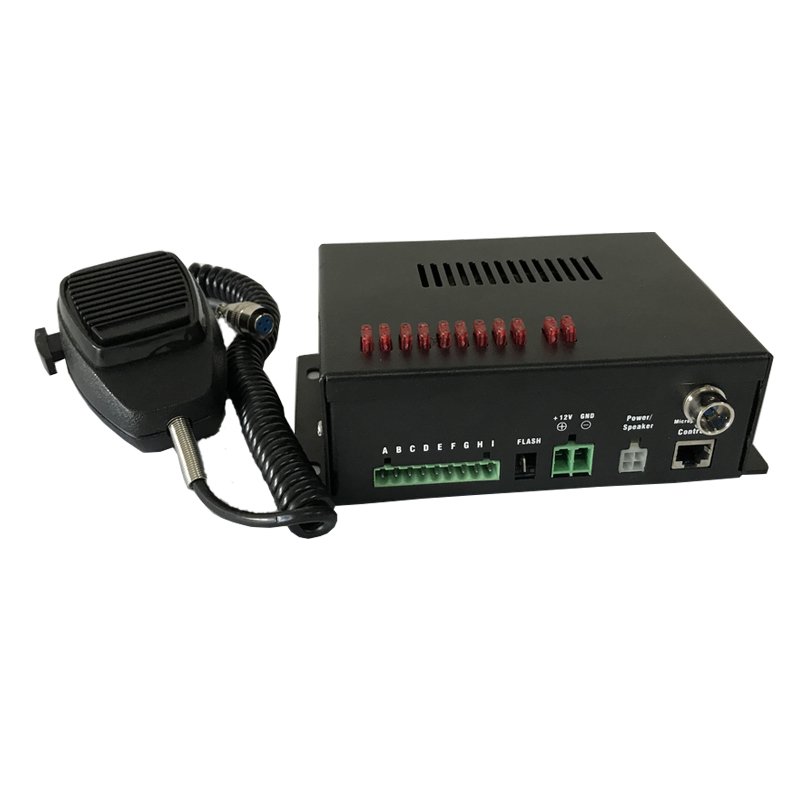 100W Multi-Tone Electronic Siren Amplifier Car and Truck Alarm System