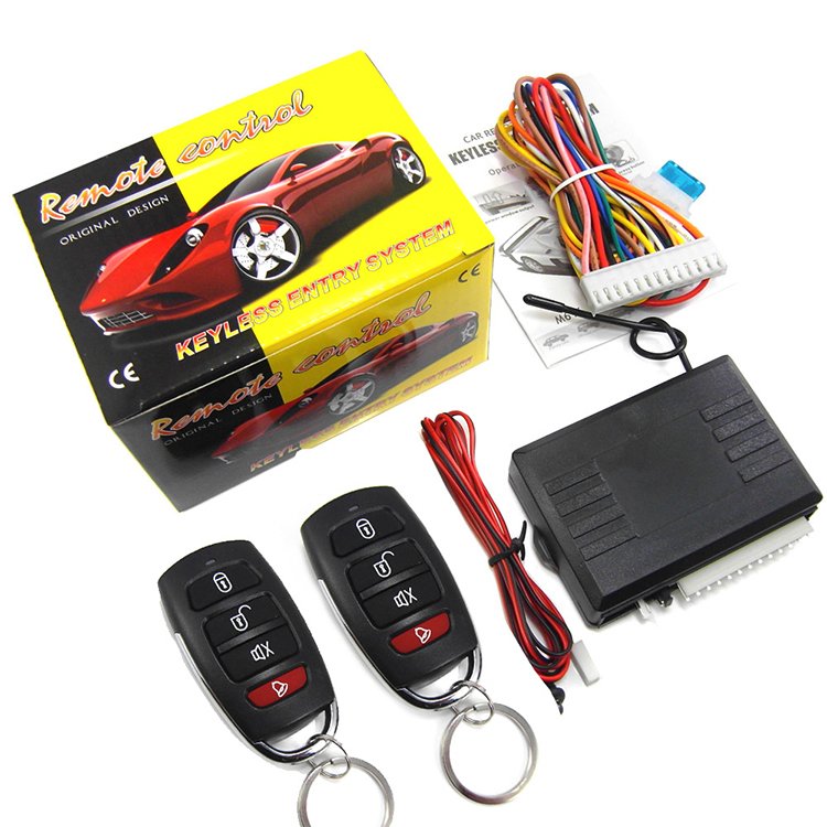 Keyless Entry System Car Alarm Door Central Lock Auto Remote Control Key Locking Power Window Trunk Release Controller Universal