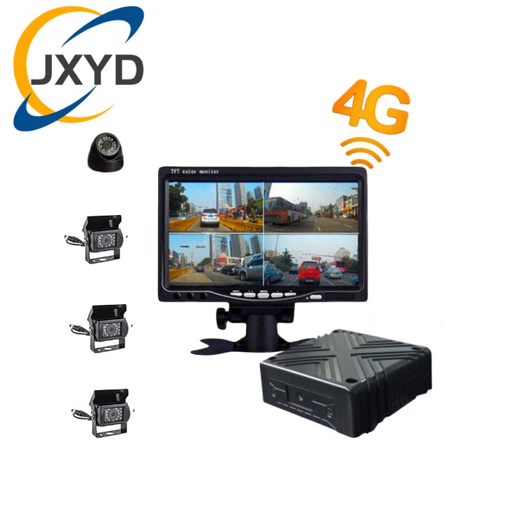 JX20 Pro 4K 4CH GPS Dashcam WiFi Remote View, Cloud Storage, Driver Fatigue Alarm for Bus/Truck Fleets