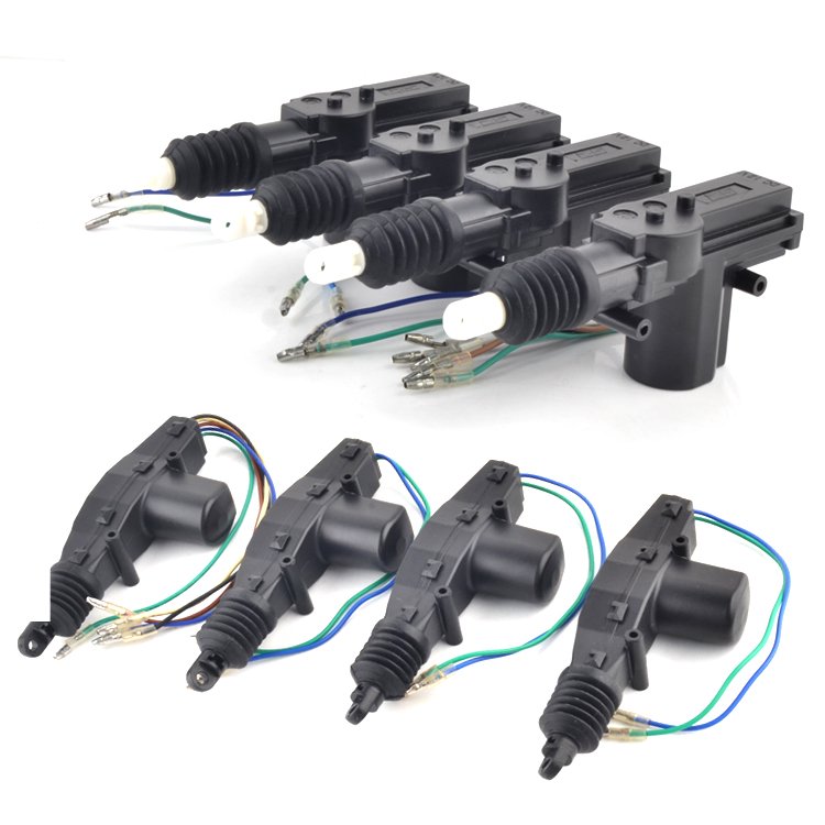 Car Central Locking System Universal 2 Wires 5 Wires Power Actuator Car Door Lock Central Locking System