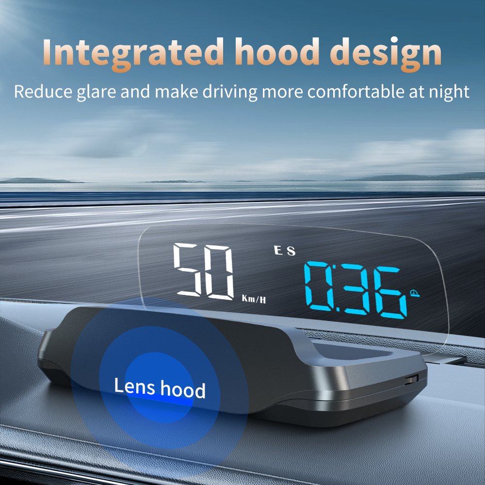 Universal GPS Smart Gauge Speedometer HUD C7 HD Projector Speedometer