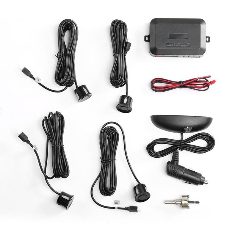 Hot Selling 12V Wireless Car Parking Sensor System with LED Display Sound Alarm Waterproof Reverse Camera Auto White Balance