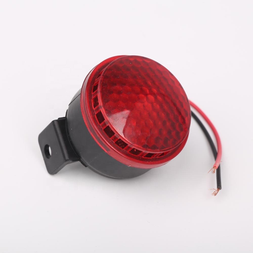 12-24V Siren Horn Warning Car Alarm Speaker Buzzer Siren Led Warning Lights