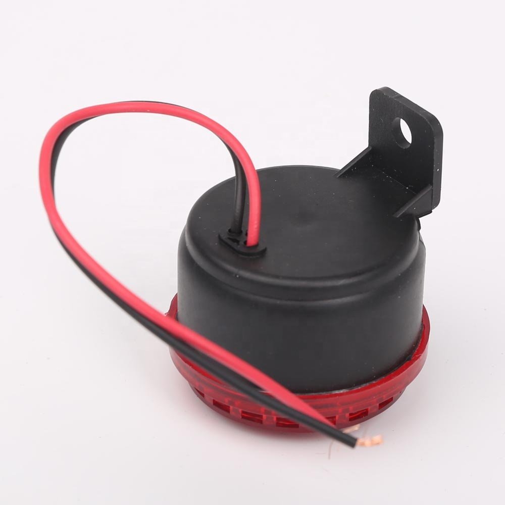12-24V Siren Horn Warning Car Alarm Speaker Buzzer Siren Led Warning Lights