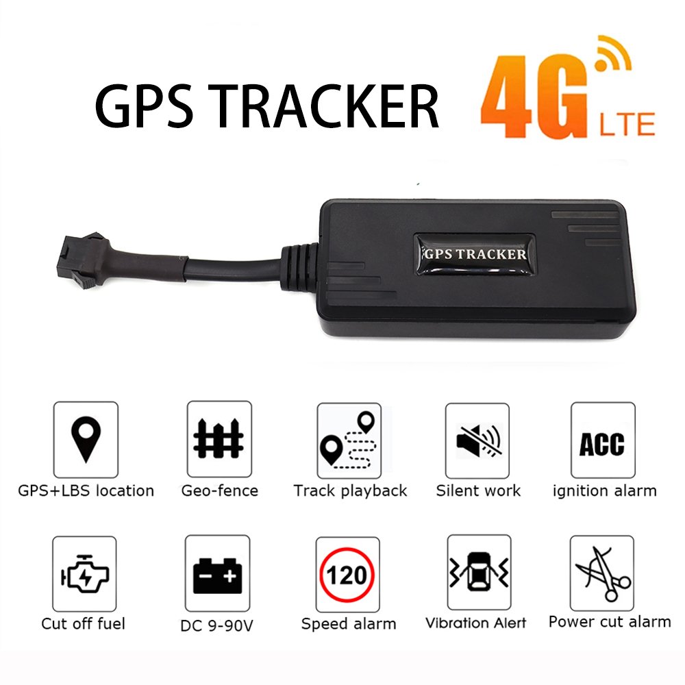 4G Lte Tracker Gps Tracking Device Car Gps Tracker 4g Vehicle Locator With Remote Cut-off Fuel Overspeed Alarm