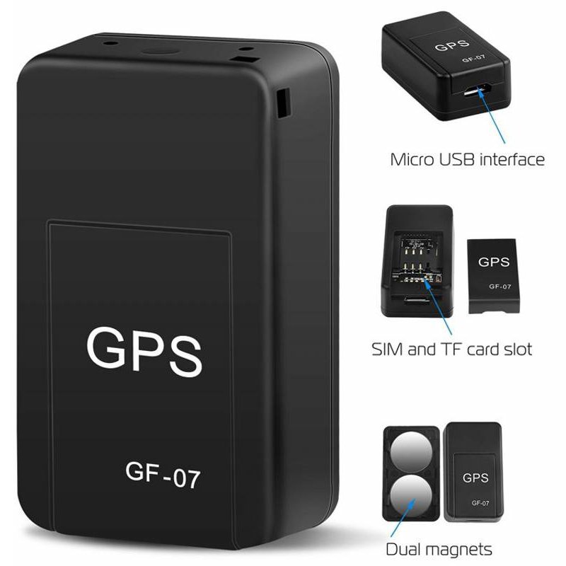 GF-07 Car GPS Mini Tracker Real Time Tracking Anti-Theft Anti-Lost for Pets Children SIM Message Positioner