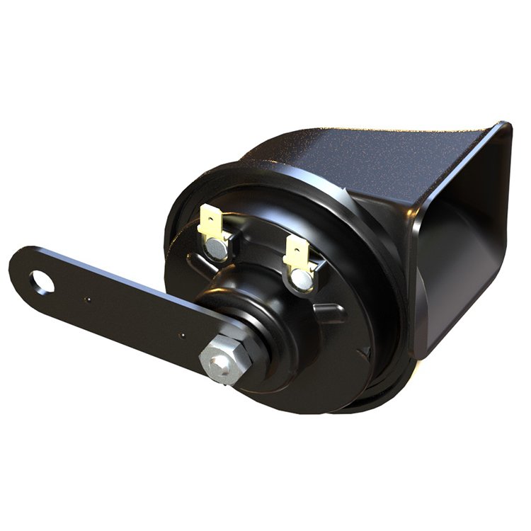 Electric l Horn 12V Snail Car Horn Two-Tone Fanfare with 410db-510db Sound Durable Aluminum 2-Way Speaker Design New Condition