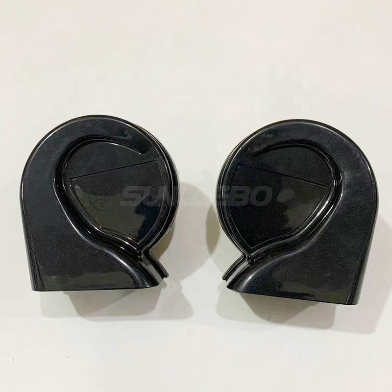 Upgrade 120dB ABS Material Automotive Black Copper Coil Car Snail Horn