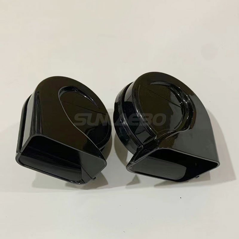 Upgrade 120dB ABS Material Automotive Black Copper Coil Car Snail Horn