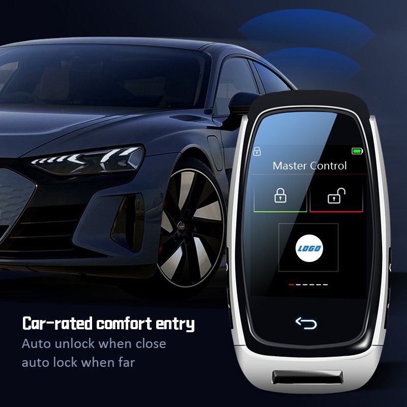 SPY Car Alarms Two Ways Universal Smart Remote Control Lcd Key With Smart Phone Bluetooth Alarm System APP BT Car Alarms