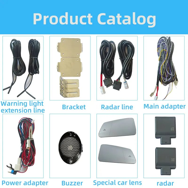 For Mercedes Benz Car W204 W212 W176 Cls W164 Bsd Blind Spot Mirror 77GHz Microwave radar Bsm Lane Change Assistance Detection