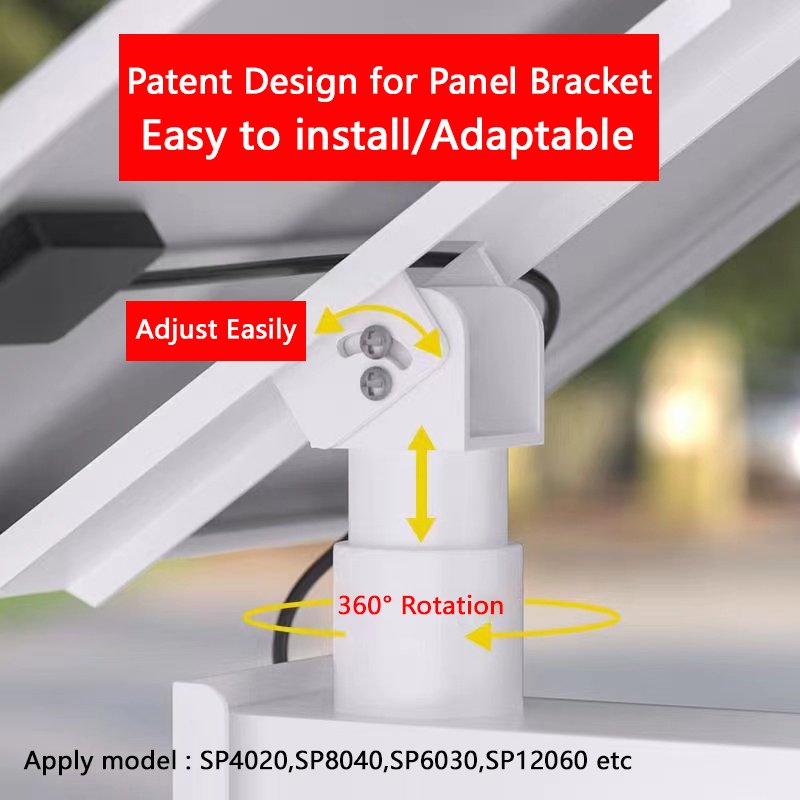 Low Moq OEM/ODM 40W 20AH 222WH DC5V DC12V IP66 Solar Panel System Ternary Lithium Battery Micro Usb Type c Cable for Cctv Camera