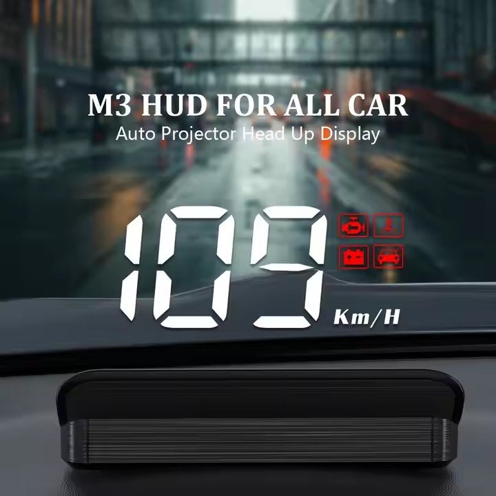 Head-Up Display M3 HUD Obd2 Trip Computer Speed Projector OBD2 Auto On-Board Computer Fuel Mileage Alarm Car Accessories