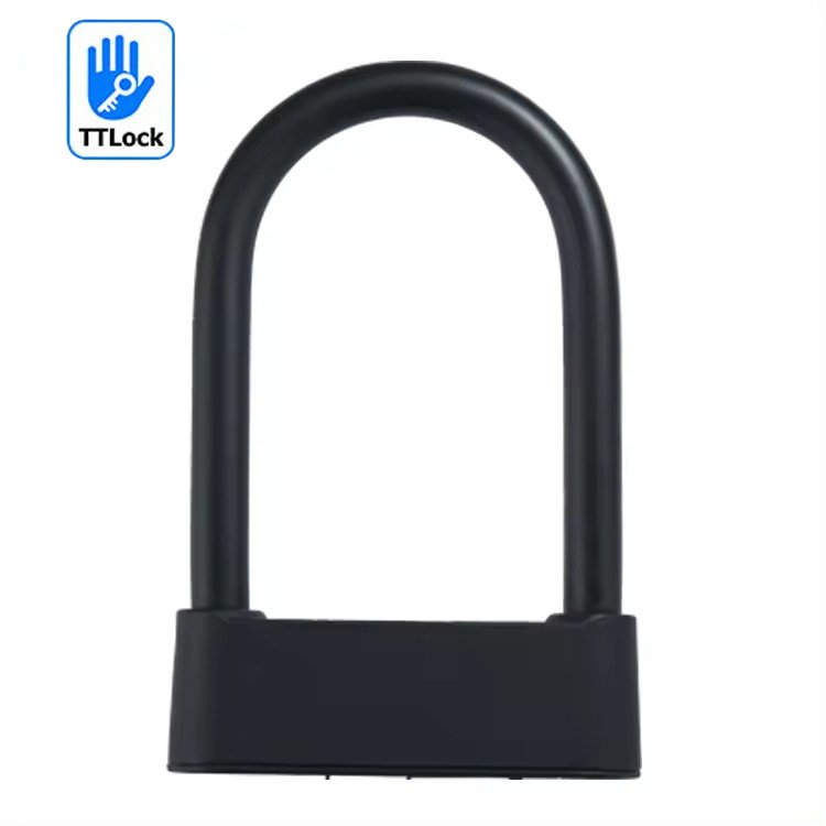 Smart Bicycle U Lock Anti-theft Security Portable Smart Locks Waterproof Bike Alarm Fingerprint Lock With TTlock APP