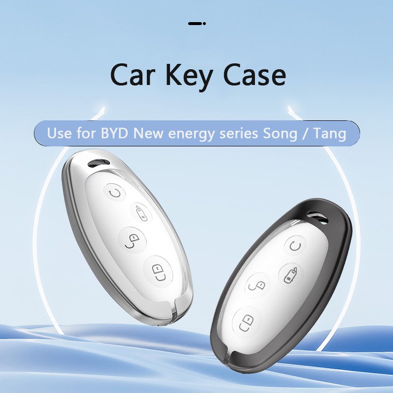 Car Remote Key Metal Protective case BYD New Energy Car Key Cover case Shell