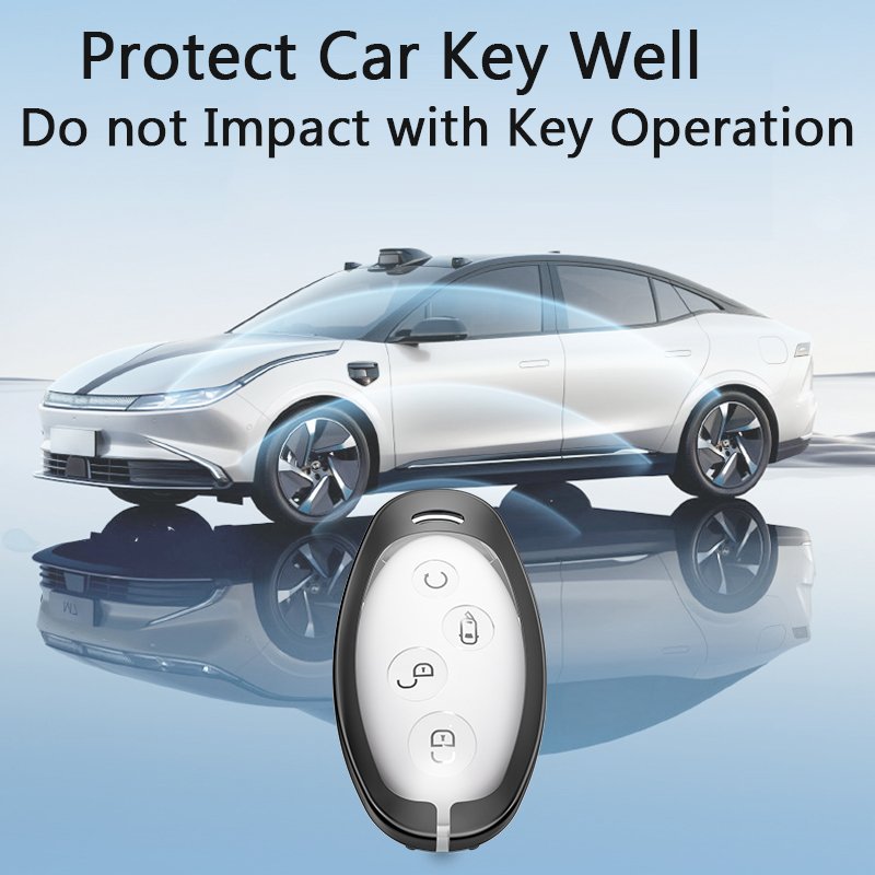 Car Remote Key Metal Protective case BYD New Energy Car Key Cover case Shell