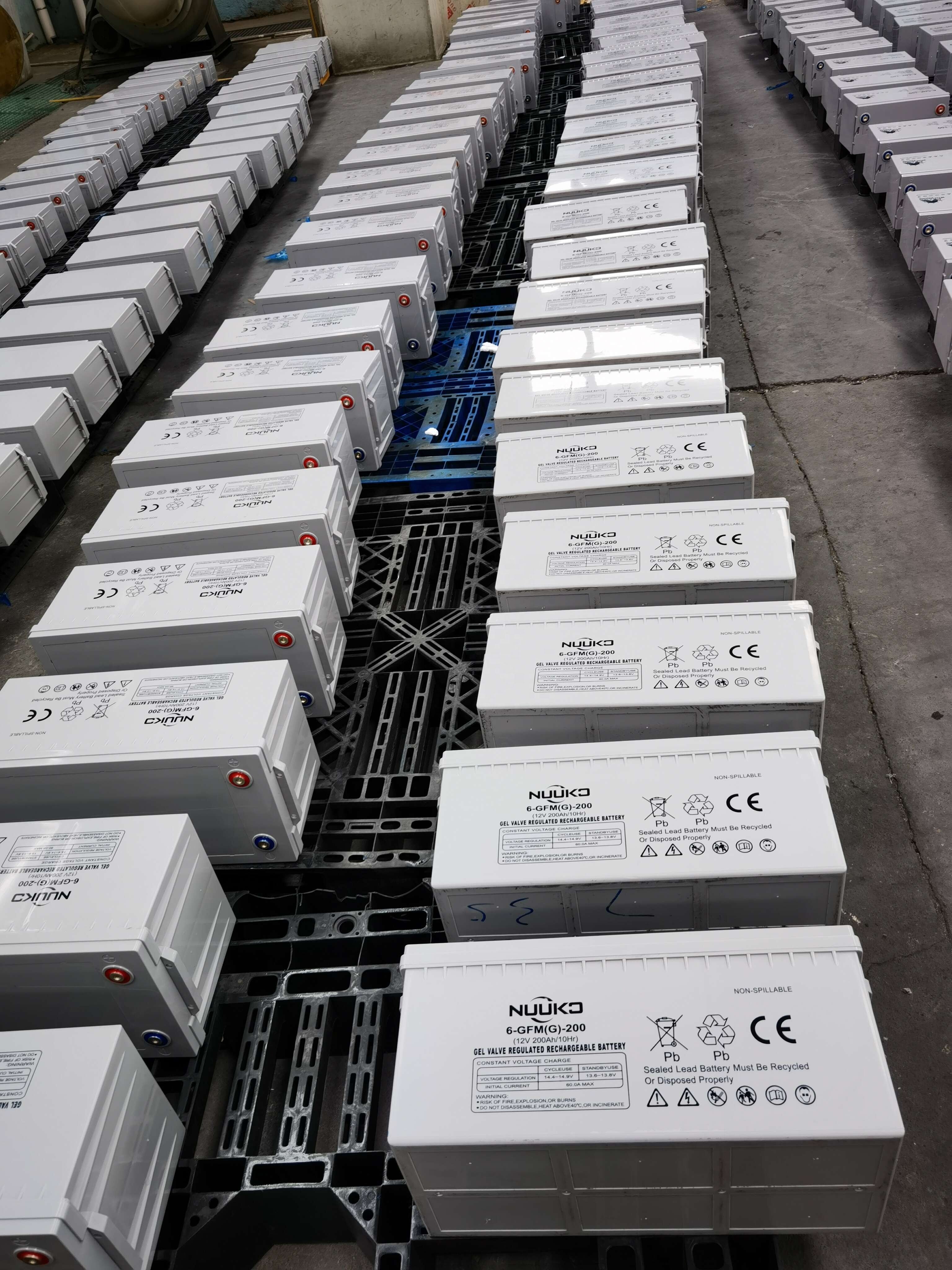 New Stock Solar Energy Storage Gel Battery 12v 100ah 120ah 150ah 200ah 250ah Deep Cycle Sealed Lead Acid Batteries