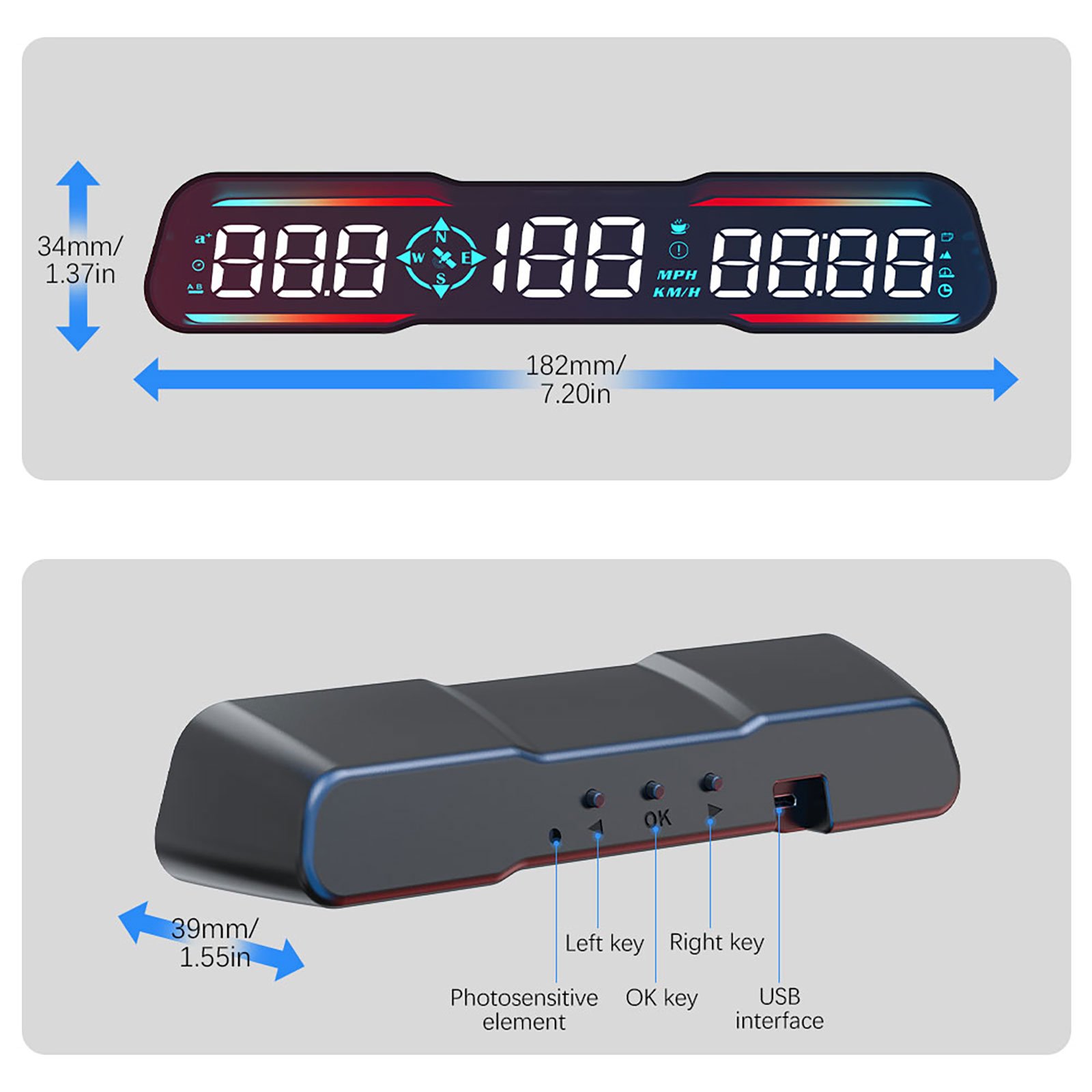 2024 WiiYii New G19 Car Digital GPS Speedometer Universal Head-up Display HUD