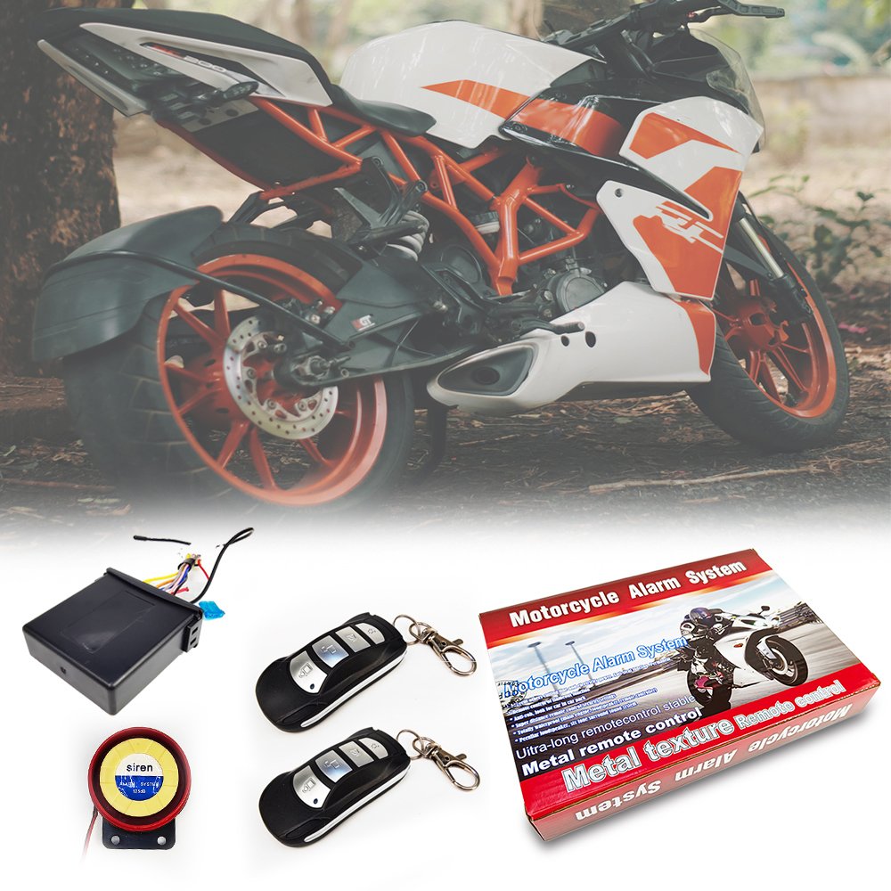 One Way Motorcycle Alarm System Motorcycle Accessories Theft Protection Moto Remote Start Motorcycle Security Alarm