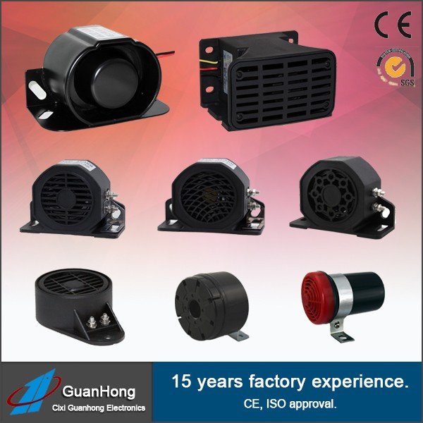 Heavy Duty Vehicles Backup Alarm Truck Reversing Alarm Safety Horn Mental Base Loud Sound Car Alarm