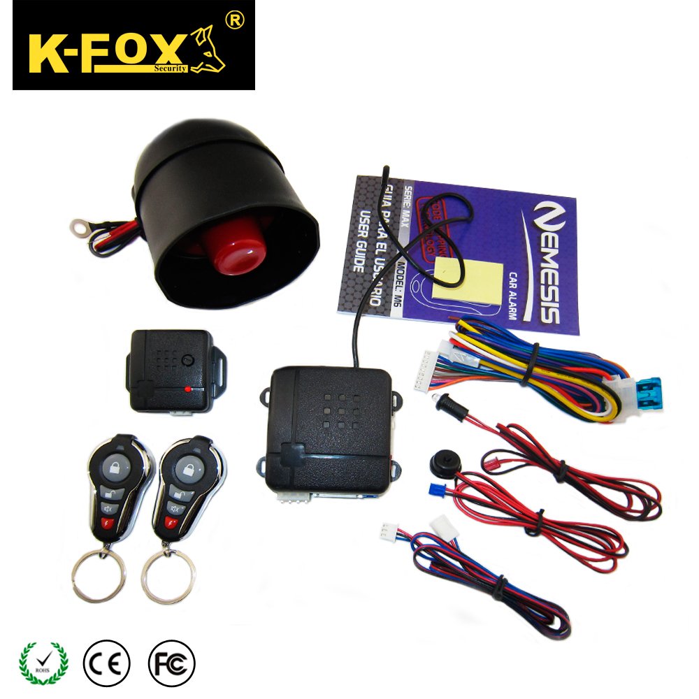 MX-K02 Car Alarm System Built in Vibration Sensor and Central Door Lock Automation