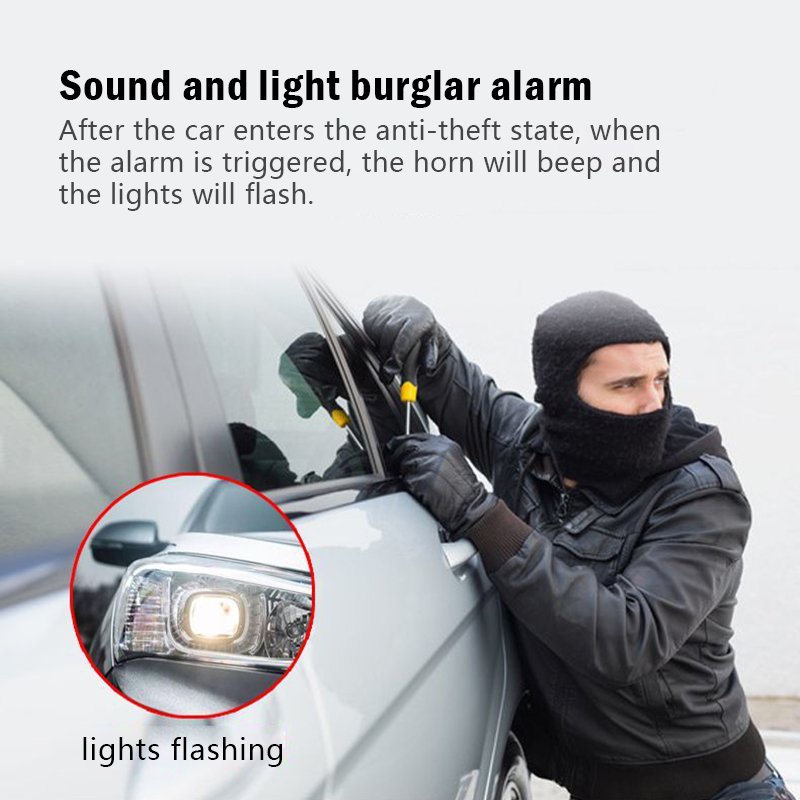 SA3 Mini. One Way Car Alarm With Built-in Shock Sensor,specilly Design for South America