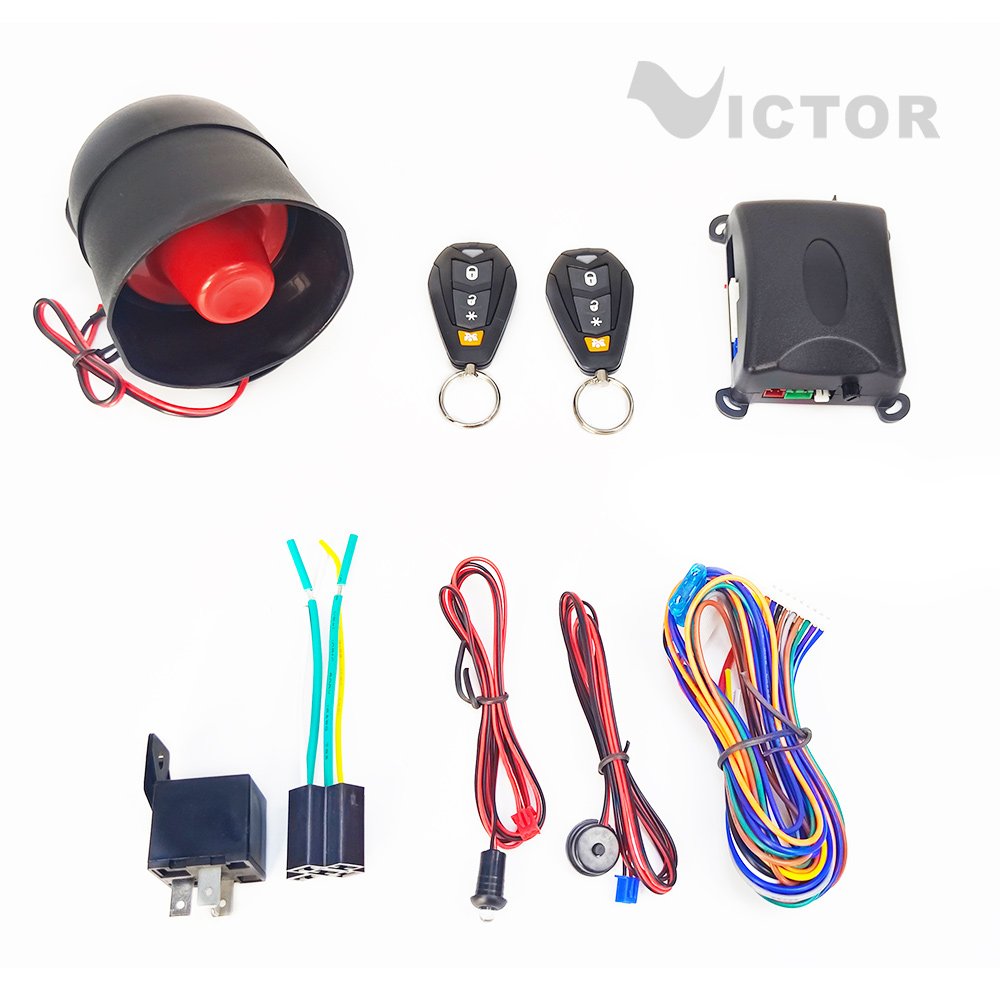 Factory Wholesale Universal 433/315mhz Easy Install Ignition Alarm Car and Keyless Entry Function for Car Alarm System