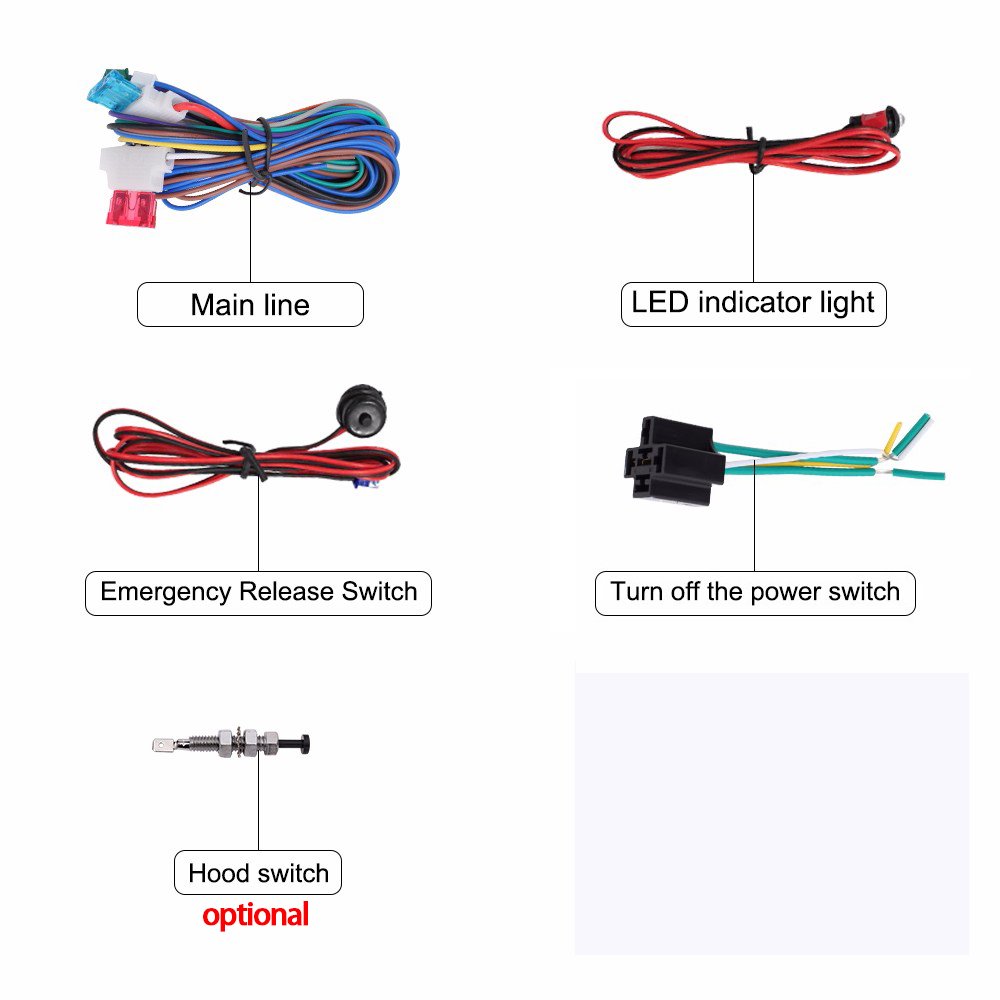 Factory Wholesale Universal 433/315mhz Easy Install Ignition Alarm Car and Keyless Entry Function for Car Alarm System