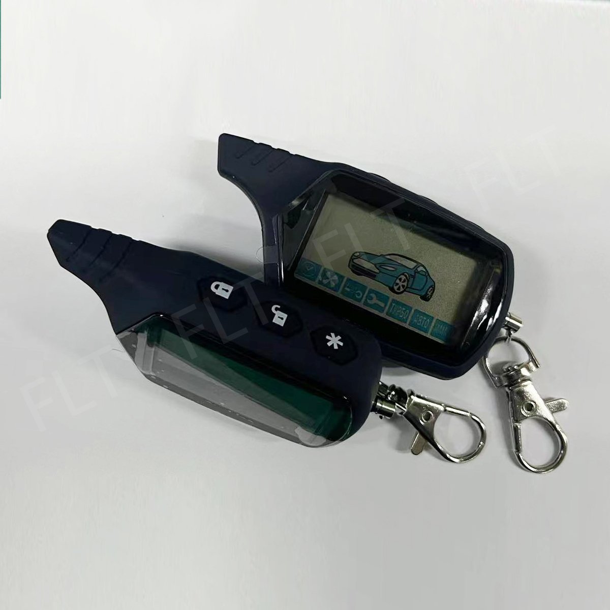 FLT Factory A91 Keychain LCD Remote Control for Russian Version Starline Vehicle Security 2 Way Car Alarm System