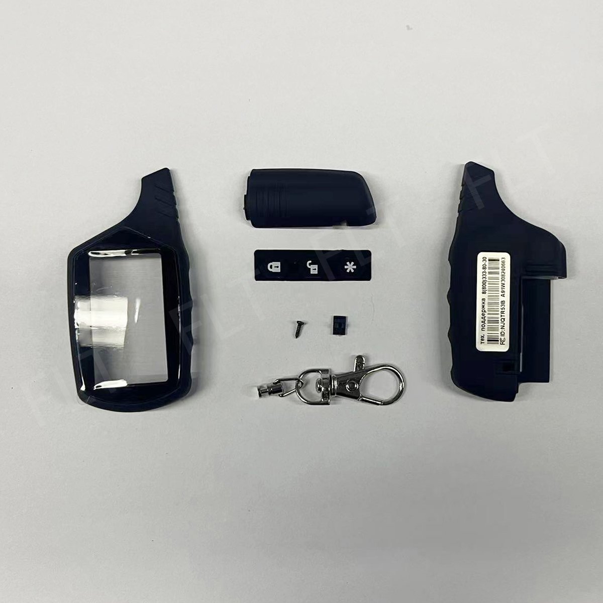FLT Factory A91 Keychain LCD Remote Control for Russian Version Starline Vehicle Security 2 Way Car Alarm System