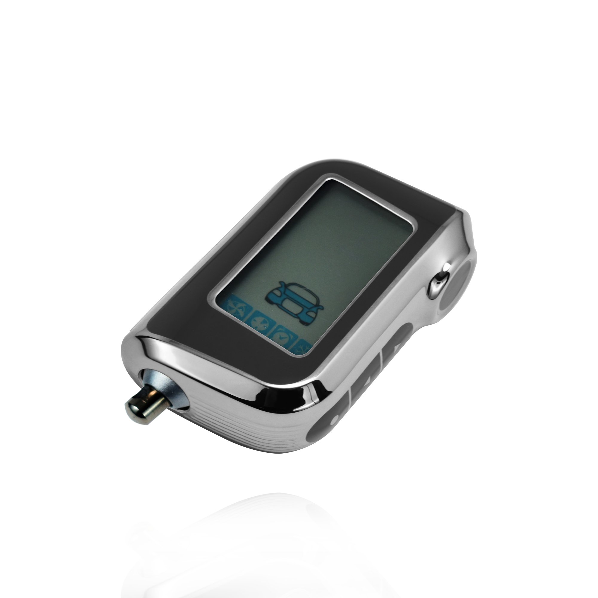 TPU Soft Car Key Case Starline Smart Key Fob Cover Two Way Car Alarm LCD Remote Controller for Russia