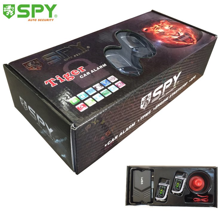 China SPY Two Way Lcd Remote Auto Alarm Car Alarm Security System