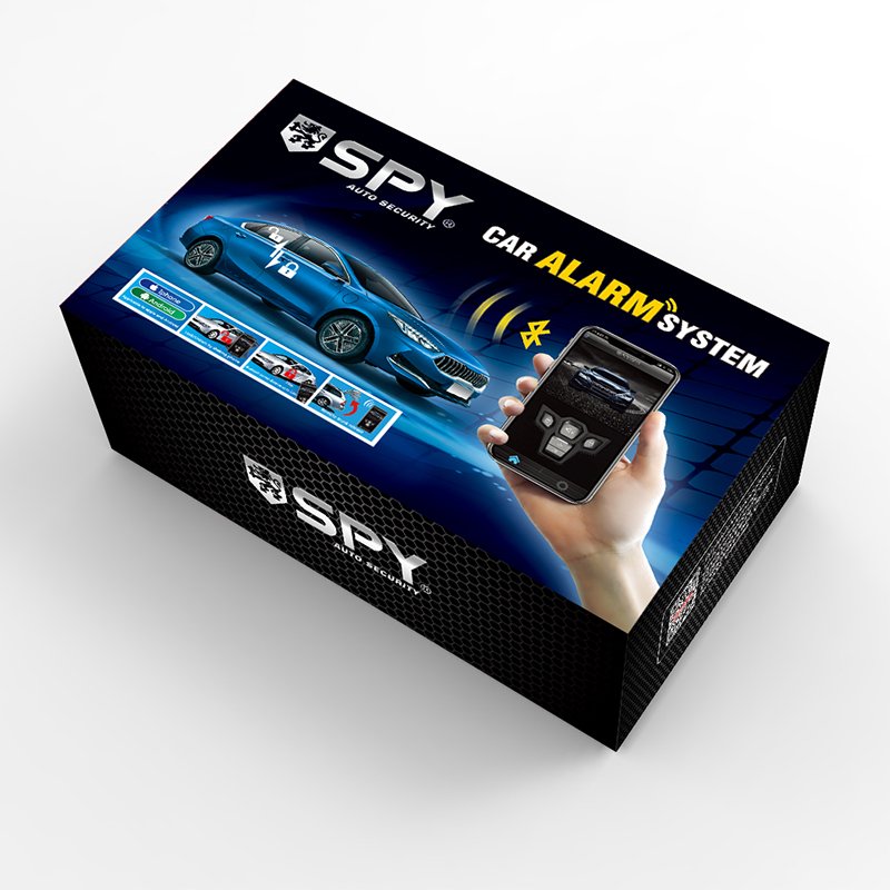 SPY Universal Car Alarm Manual 433Mhz Wholesale Two Way Rfid Immobilizer Car Alarm Car Alarm Security System